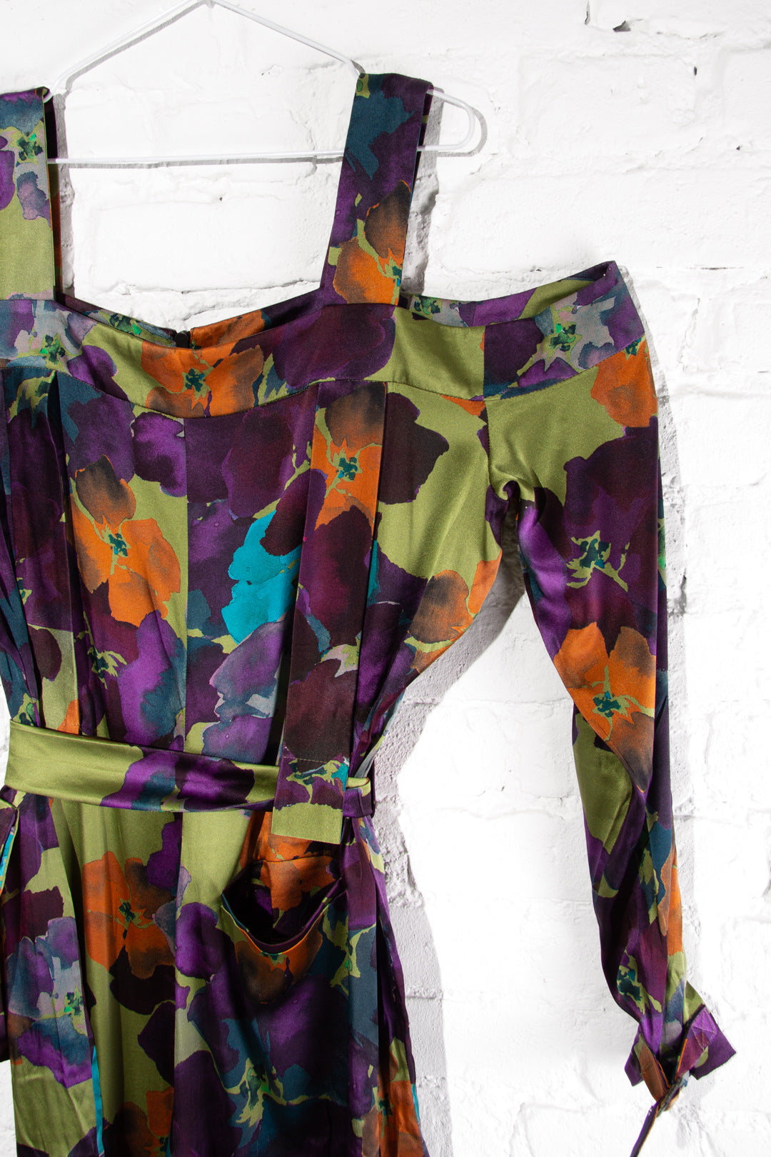 Floral Silk Overall