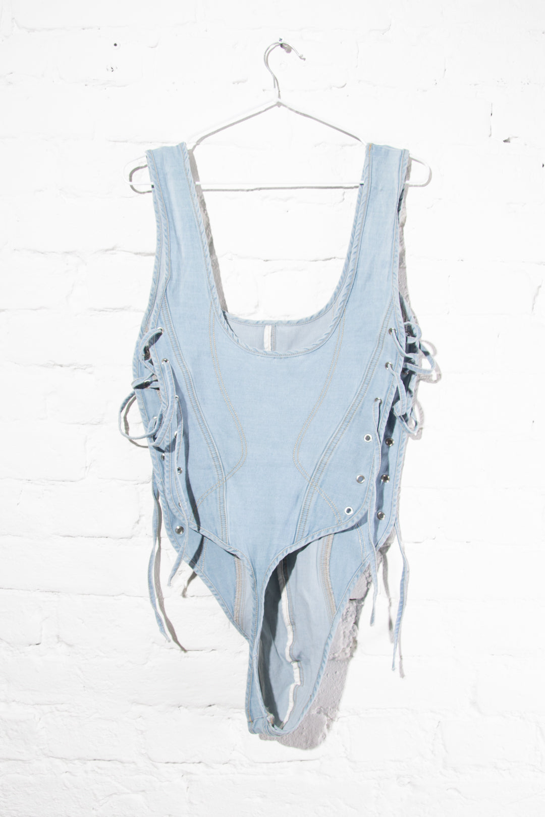Denim Lace Up Body - Sample