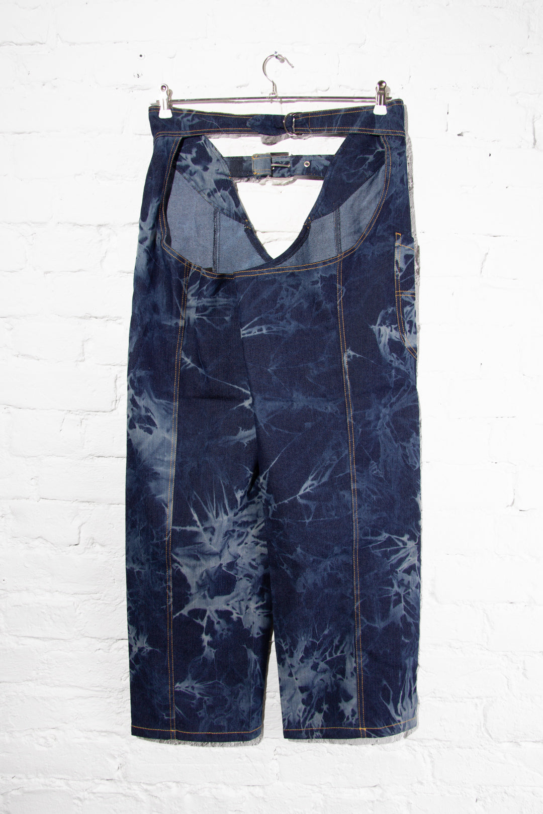 Tie Dye Denim Chaps - Sample