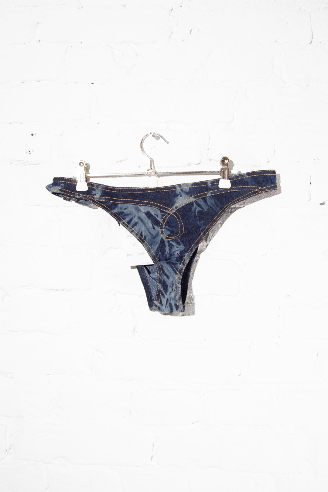 Tie Dye Denim G-String - Sample