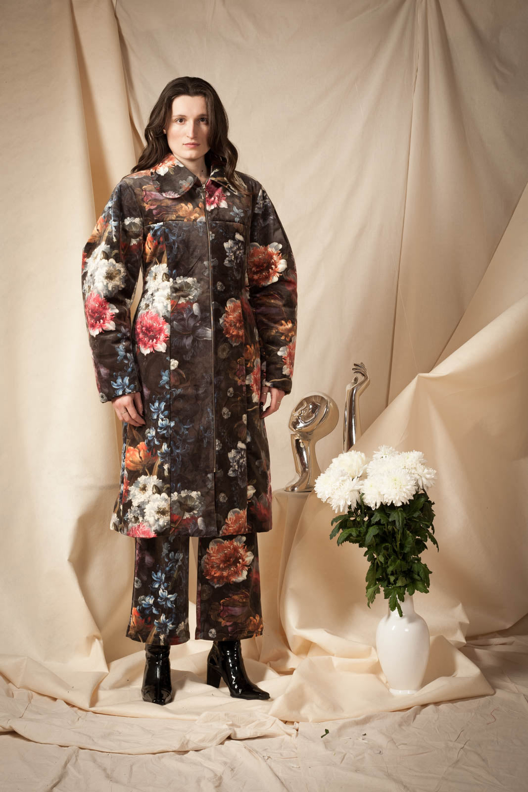 Faux Fur Bar Coat