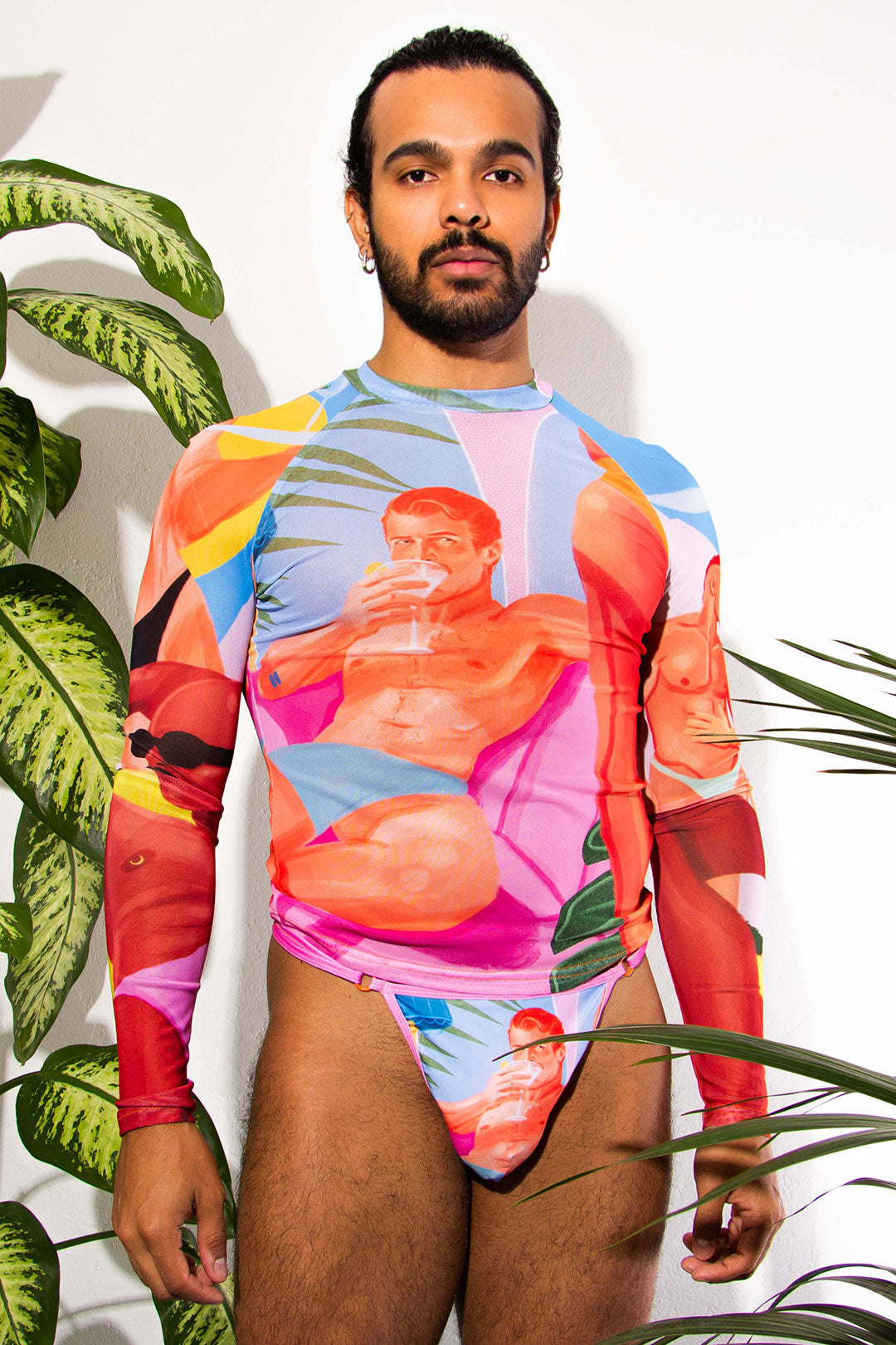 Draw me Denis Mesh Top