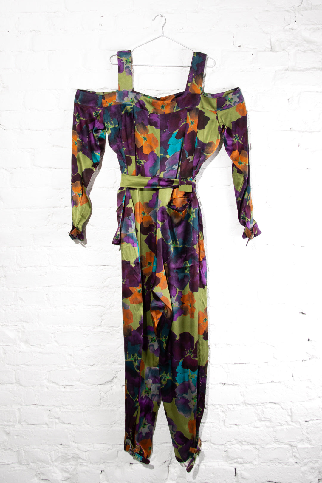 Floral Silk Overall