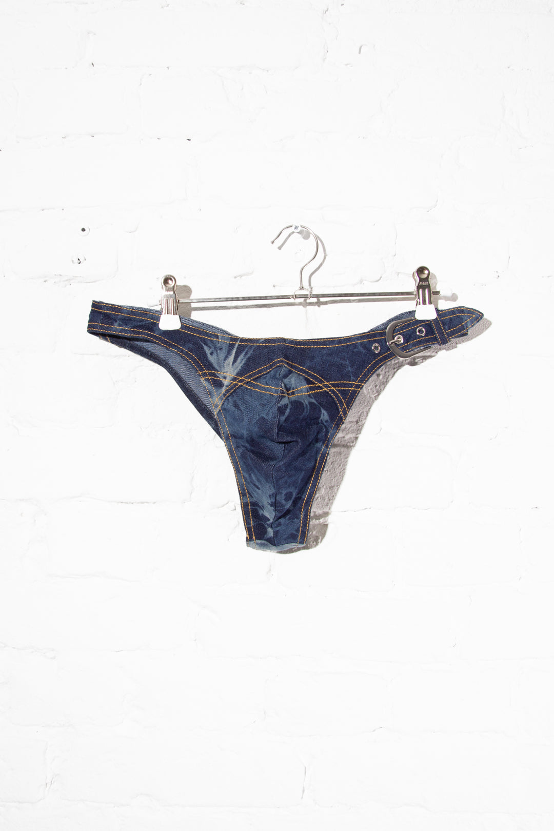 Tie Dye Denim G-String - Sample